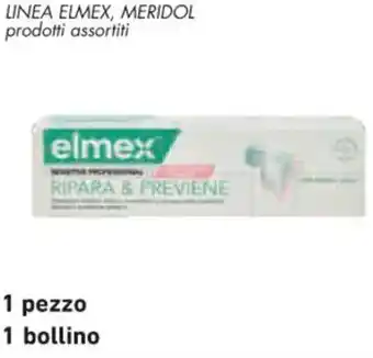 Spazio Conad LINEA ELMEX, MERIDOL prodotti assortiti offerta
