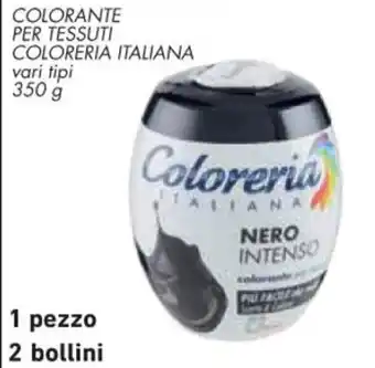 Spazio Conad COLORANTE PER TESSUTI COLORERIA ITALIANA vari tipi 350 g offerta