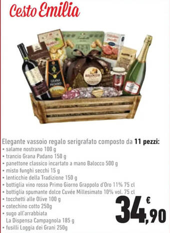 Conad Cesto Emilia offerta