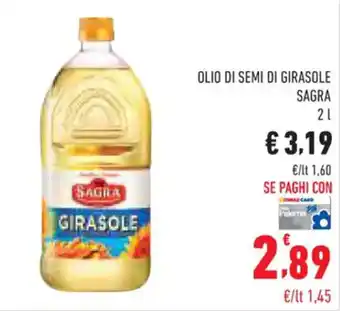 Conad OLIO DI SEMI DI GIRASOLE SAGRA 2 L offerta