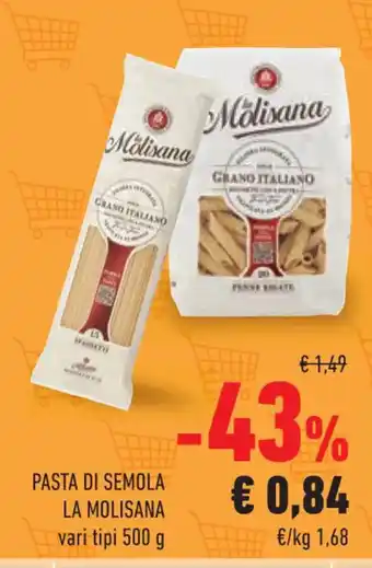 Conad PASTA DI SEMOLA LA MOLISANA vari tipi 500 g offerta