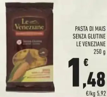 Conad PASTA DI MAIS SENZA GLUTINE LE VENEZIANE 250 g offerta