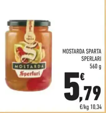 Conad MOSTARDA SPARTA SPERLARI 560 g offerta