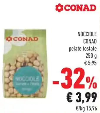 Conad NOCCIOLE CONAD pelate tostate 250 g offerta