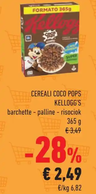 Conad CEREALI COCO POPS KELLOGG'S 365 KELLOGG'S offerta