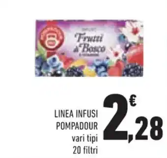 Conad LINEA INFUSI POMPADOUR vari tipi 20 filtri offerta