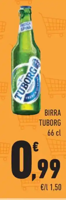 Conad BIRRA TUBORG 66 cl offerta
