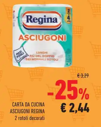 Conad CARTA DA CUCINA ASCIUGONI REGINA offerta