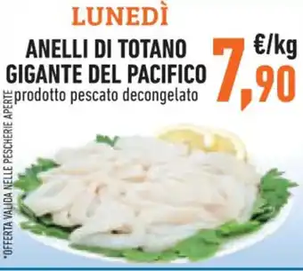 Conad ANELLI DI TOTANO GIGANTE DEL PACIFICO offerta