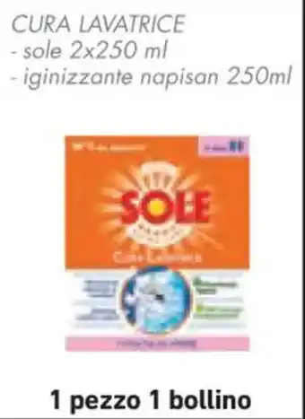 Conad CURA LAVATRICE - sole 2x250 ml offerta