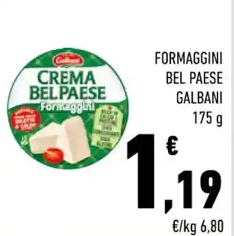 Conad FORMAGGINI BEL PAESE GALBANI 175 g offerta