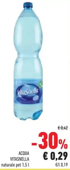ACQUA VITASNELLA naturale pet 1,5 l
