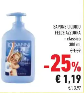 Conad SAPONE LIQUIDO FELCE AZZURRA - classico 300 ml offerta