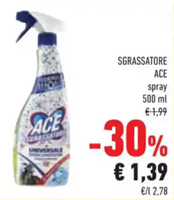 Conad SGRASSATORE ACE spray 500 ml offerta