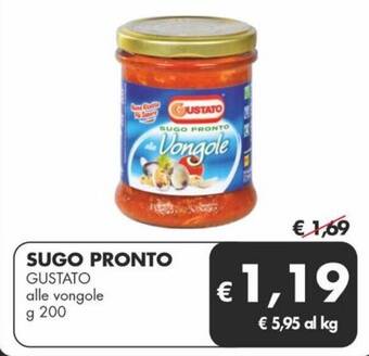 MD Discount SUGO PRONTO GUSTATO g 200 offerta