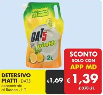 MD Discount DETERSIVO PIATTI - DAT5 2 l offerta