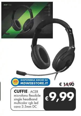 CUFFIE - ACER microfono