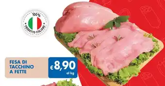 MD Discount FESA DI TACCHINO A FETTE offerta