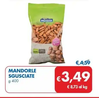 MD Discount MANDORLE SGUSCIATE g 400 offerta