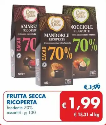 MD Discount FRUTTA SECCA RICOPERTA g 130 offerta
