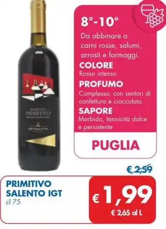 PRIMITIVO SALENTO IGT cl 75