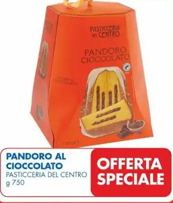 MD Discount PANDORO AL CIOCCOLATO PASTICCERIA DEL CENTRO g 750 offerta
