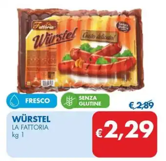 MD Discount WÜRSTEL LA FATTORIA kg 1 offerta
