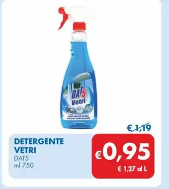 MD Discount DETERGENTE VETRI DAT5 ml 750 offerta
