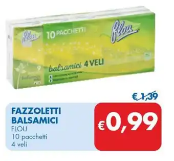 MD Discount FAZZOLETTI BALSAMICI FLOU offerta
