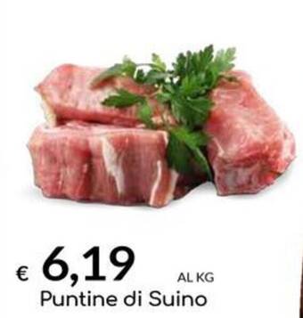 Carni e Affini Supermercati Puntine di Suino offerta