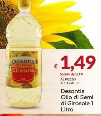 DESANTIS olio di semi di Girasole 1 litro