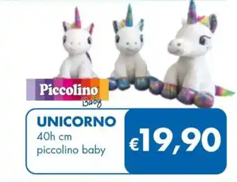 MD Discount UNICORNO 40h cm piccolino baby offerta