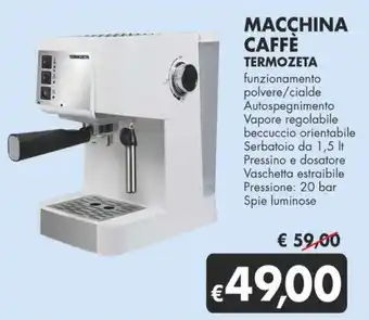 MD Discount MACCHINA CAFFÈ TERMOZETA offerta