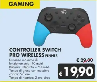 MD Discount CONTROLLER SWITCH PRO WIRELESS FENNER offerta