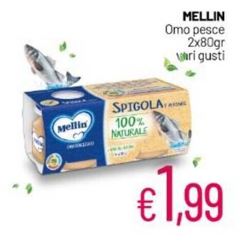 Franzy's Online MELLIN Omo pesce 2x80gr vari gusti offerta