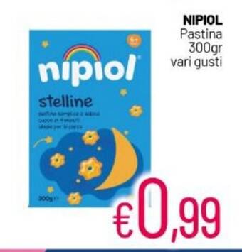 Franzy's Online NIPIOL Pastina 300gr vari gusti offerta