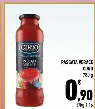 Conad Cirio Cirio - La Verace Passata offerta