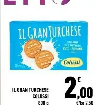 Conad Colussi Il Gran Turchese 800 G(ml) offerta