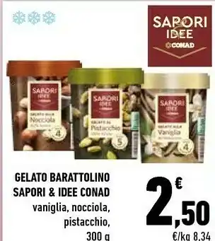Conad Conad Sapori & Idee Gelato Barattolino offerta