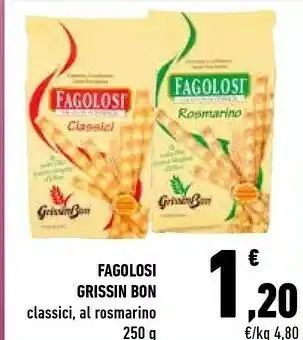 Conad Grissin bon Fagolosi Classici/ Al Rosmarino offerta