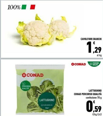 Conad Cavolfiori Bianchi offerta