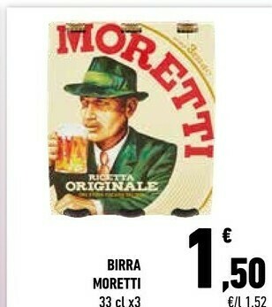 Conad Birra Moretti - Birra Moretti 330 G(ml) offerta