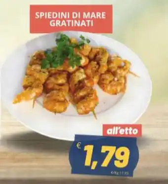 SPIEDINI DI MARE GRATINATI