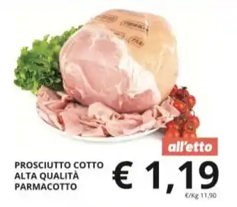 Supermercati Visotto PROSCIUTTO COTTO ALTA QUALITÀ PARMACOTTO offerta