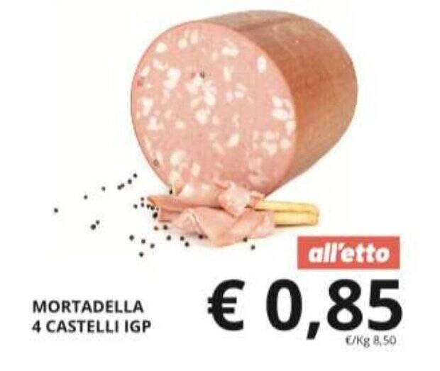 MORTADELLA 4 CASTELLI IGP offerta di Supermercati Visotto