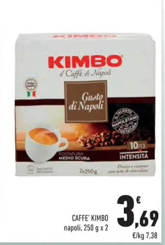 Conad Margherita CAFFE' KIMBO napoli, 250 g x 2 offerta