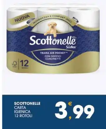 SeBón Supermercati SCOTTONELLE CARTA IGIENICA 12 ROTOLI offerta