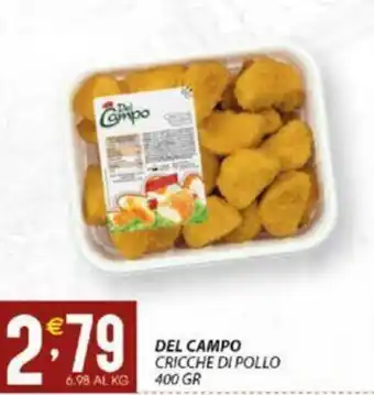 Sisa DEL CAMPO CRICCHE DI POLLO 400 GR offerta