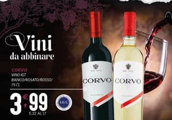 Sisa VINO IGT BIANCO/ROSATO/ROSSO 75 cl offerta