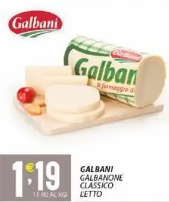 Sisa GALBANI GALBANONE CLASSICO L'ETTO offerta